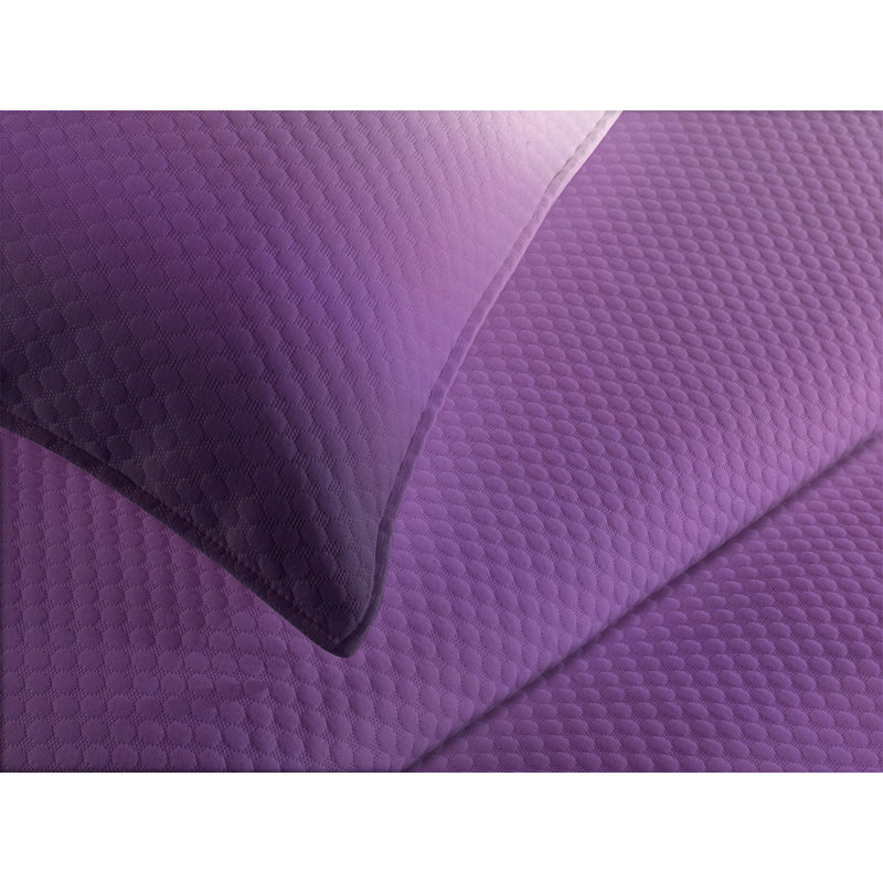 Ambesonne Ombre Bedspread Abstract Tone, King Bedspread + 2 Standard Shams