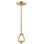 Luminaire suspendu en métal Becca, bronze