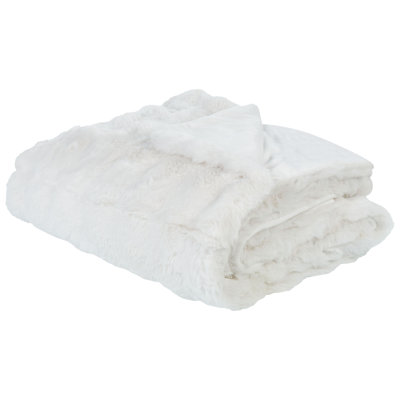 SALKA Polyester Striped Bedspread