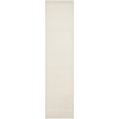 Ronalyn Tibetan Hand Knotted Silk & Wool Pile Solid Color Rug