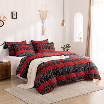 Ensemble de housse de couette en microfibre de trois articles