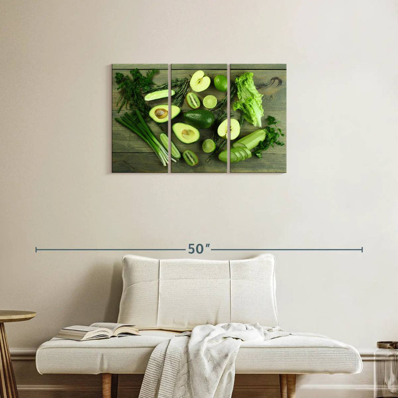 Yarlin Fresh Green Food, 20" H x 33" W
