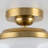 Semi Flush Mount with White Schoolhouse Glass