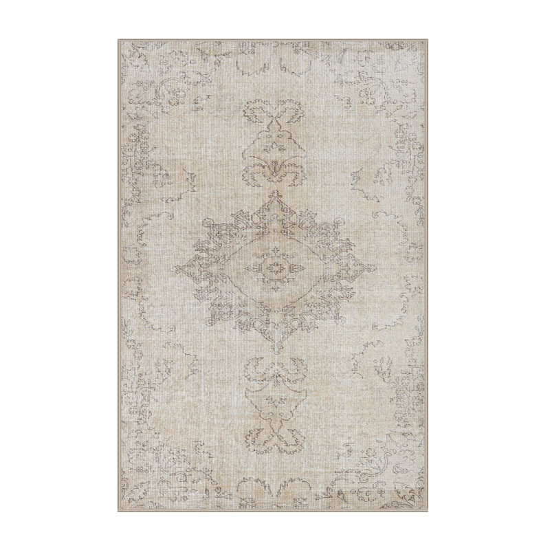 Tapis beige contemporain, Rectangle 8 pi x 12 pi
