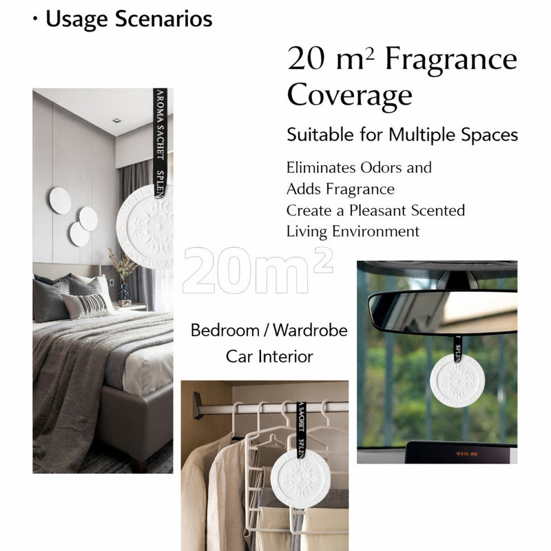 Essential Oil Diffuser, Plaster Passive Essential Oil Diffuser for Armoire