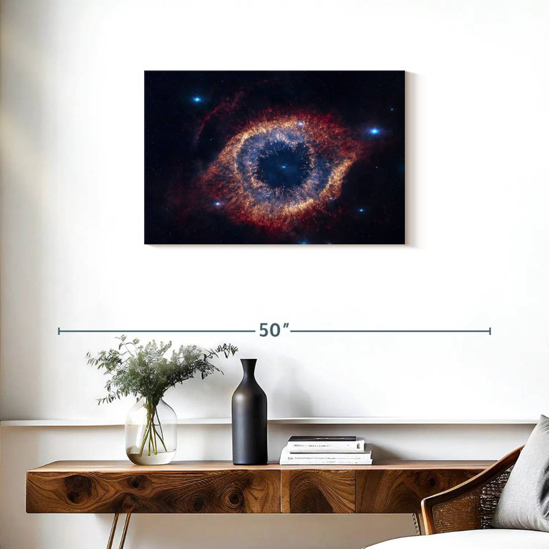 Oberle Eye Shaped Nebula, 20" H x 30" W