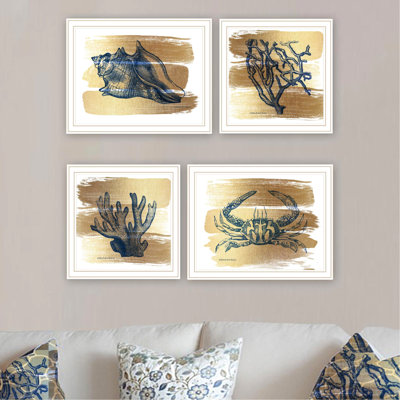 4 Wall Art For Home Decoration - 18X14x1 Inches, 8 Lbs, Wood & Paper, Living Room, Bedroom Chic Stylish Room Multi Color, Made