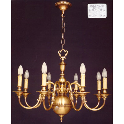 Dehaan 8 - Light Candle Style Chandelier