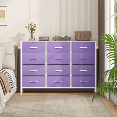 Metal 30cm W 12 - Drawer Chest of Drawers