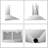Tieasy 450 Cubic Feet Per Minute Convertible Wall Mount Range Hood with Mesh Filter and Light Included-107667396-119338403