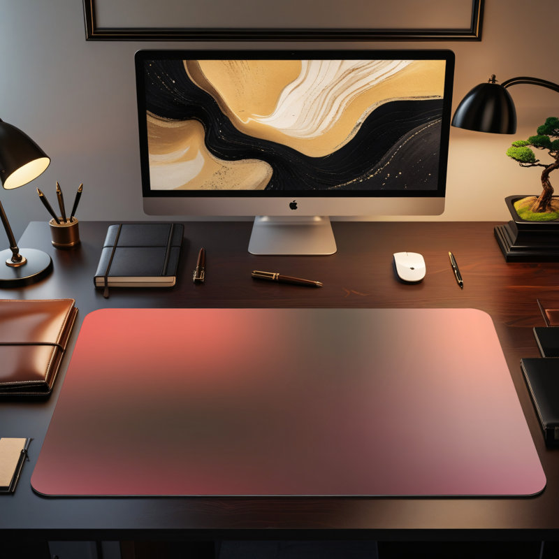 Polyester Desk Pad, 31.5x15.5