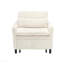 Fauteuil beige confortable pour petit appartement avec balcon et canapé-lit-670852003