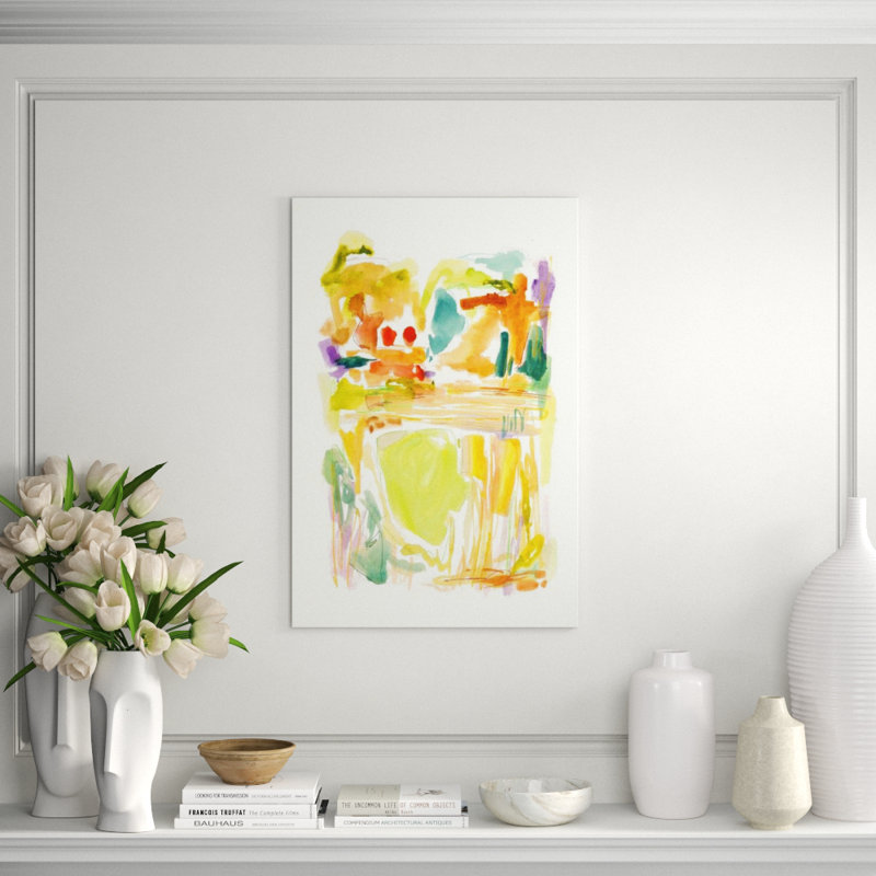 Joyful Isle Painting by Barclay Butera, 36" H x 24" W, Image Brush Gel