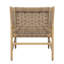 Fauteuil club d'extérieur en bois d'acacia Ellery Modern-130157092