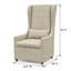 Chaise de salle à manger rembourrée Deemston avec coussin lombaire
