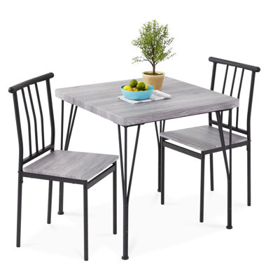 3Piece Dining Set Modern Dining Table Set