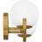 Alcantar 2-Light Aged Brass Bath Light