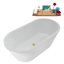 Baignoire autoportante et plateau 60 "avec drain interne 60" Streamline-108300156