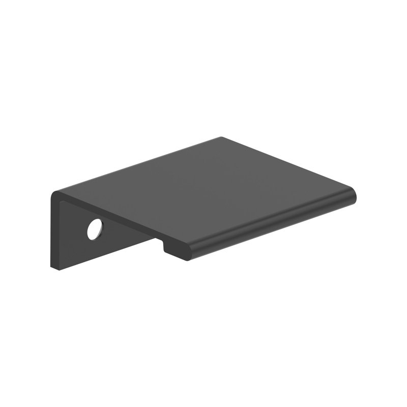 Poignée d'armoire noire matte de 1-3 / 4 po (44 mm) Streamline II - paquet de 10, 1 3/4", Noir mat