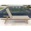 Sedona Outdoor Teak Chaise Lounge