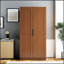 62,99 po Armoire de cuisine autoportante avec portes et tablettes, espace de rangement spacieux pour une décoration moderne