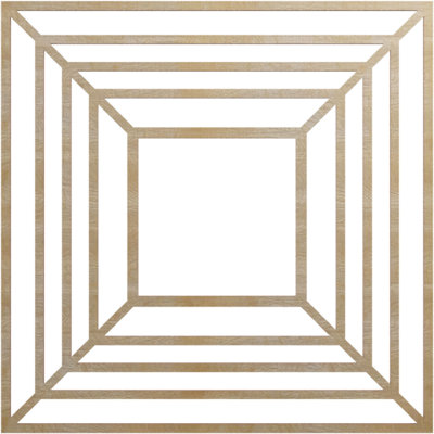 Médaillon de plafond en bois Raven
