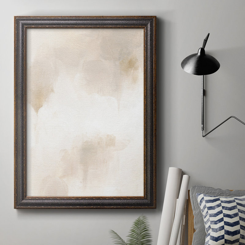Toile encadrée neutre de qualité supérieure Neutre Glow II, H 20 po x l 16 po x P 2,5 po