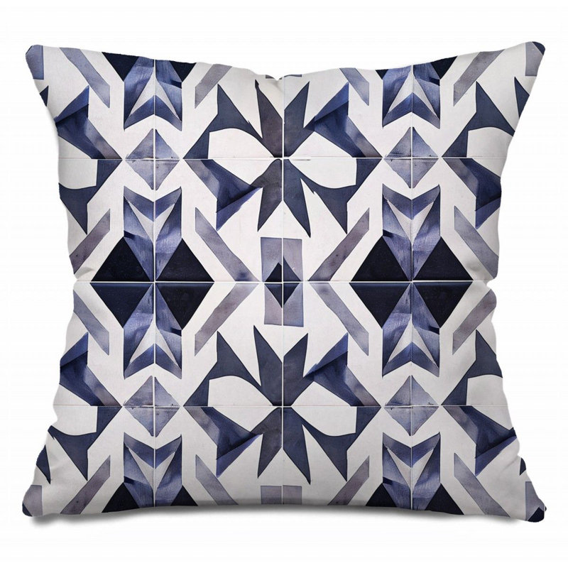 Coussin décoratif réversible Ornaments, H 16 po x l 16 po
