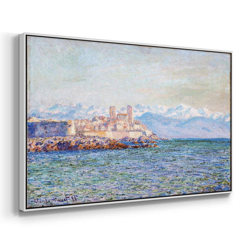 Le vieux fort d'Antibes, 1888, H 25 po x l 37 po x P 2 po, Blanc