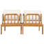 Fauteuil club d'extérieur en bois d'acacia et corde avec coussins (simple)-797399460