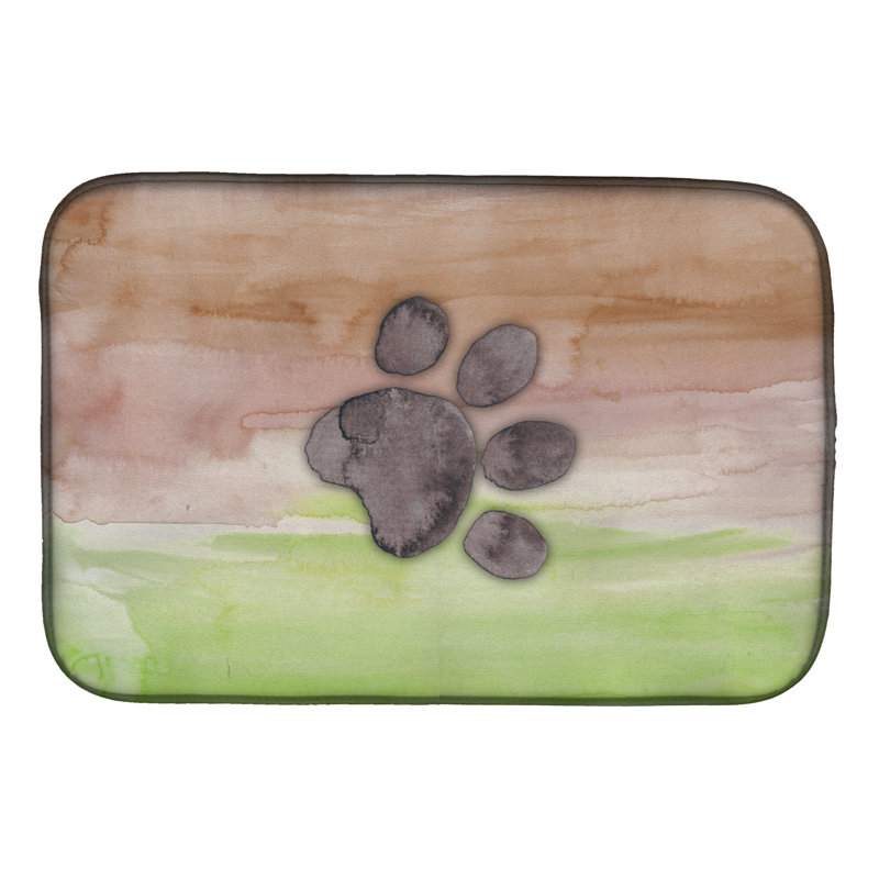 Tapis de séchage aquarelle Dog Paw