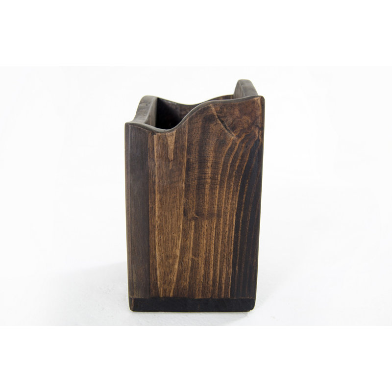 Vase de table en bois massif