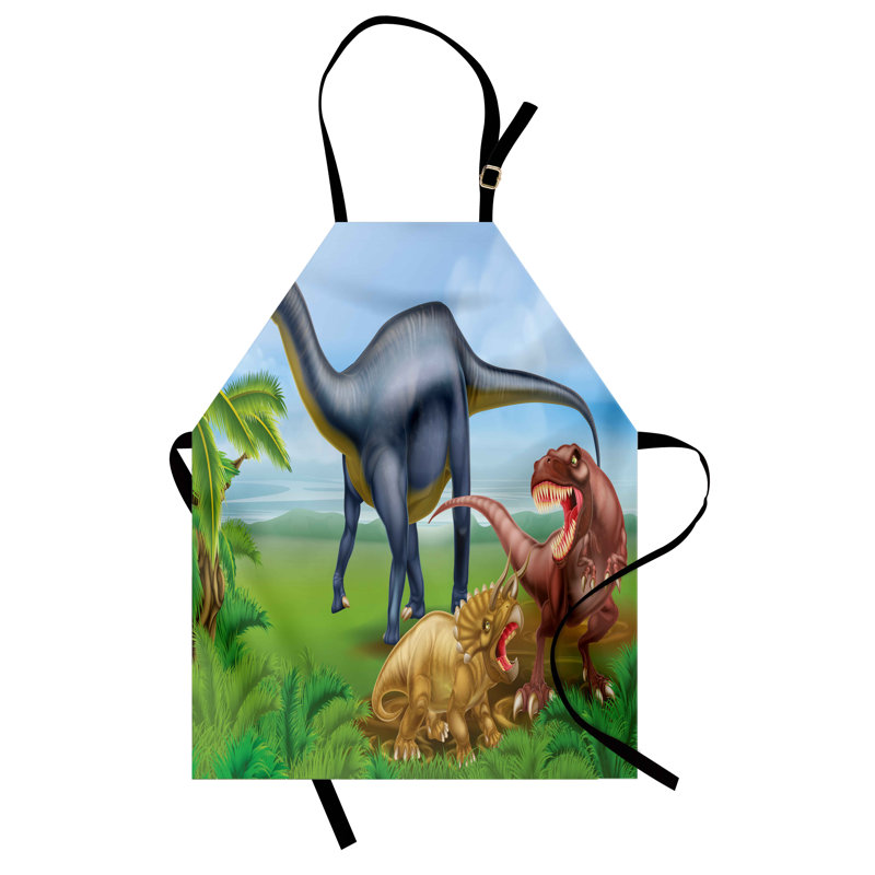 Multicolore, tablier East Urban Home Dinosaur