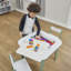 Kids 4-in-1 Play Table and Two Chairs Set