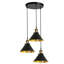 Dingle 3 - Light Black Cluster Pendant