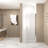 Nyla 34"x72" Pivot Shower Door with 1/4" Tempered Glass & Swinging Door-123254237