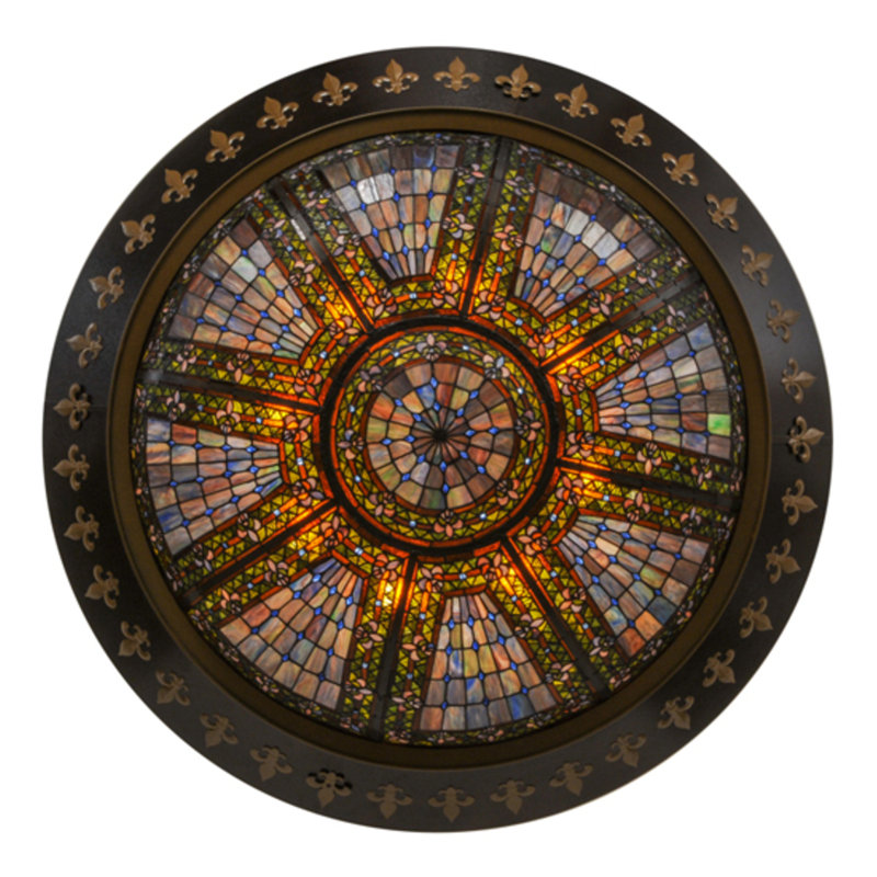 Fleur-de-lis 8 - Light Flush Mount