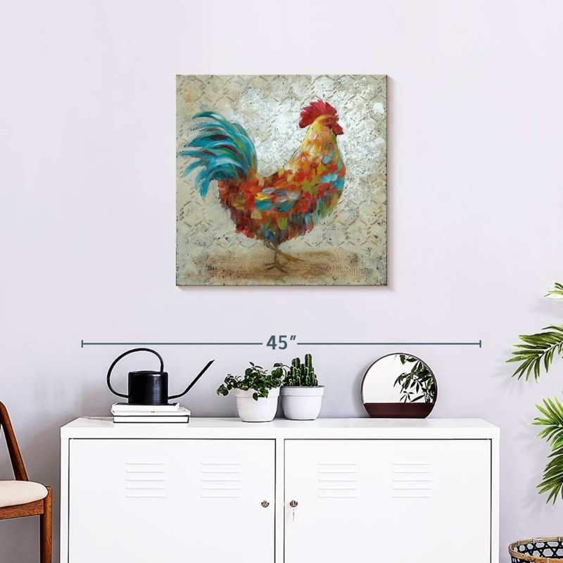 Crowle Fancy Rooster I, 24" H x 24" W