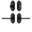 Ageless Iron Vault Short Plate Entry Set with Dirk Lever-540038513-540038519