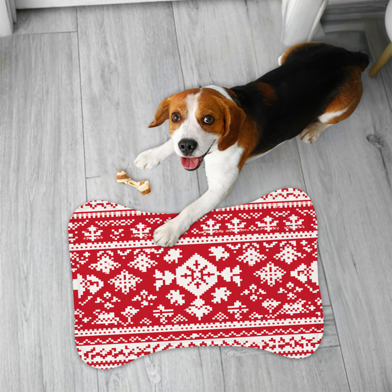 Autumn Sweaters - 1 Piece Bone Shape Feeding Mat