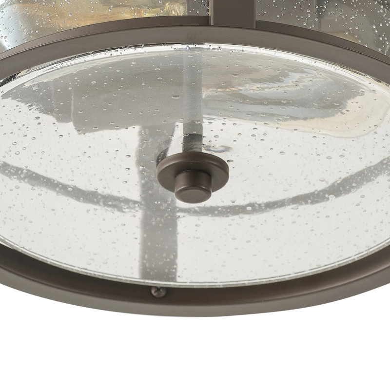 Plafonnier encastré en verre Rochus