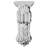 Endurathane Scroll Leaf Corbel, 4 5/8"W x 5 1/4"D x 10 3/4"H, Factory Primed
