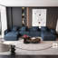 Canapé modulaire surdimensionné de 198 po pour canapé modulaire surdimensionné, surdimensionné et capitonné, avec 8 coussins et 2 repose-pieds-81948417