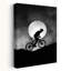 Impression d'art mural abstrait contemporain montagneux au clair de lune-129717112