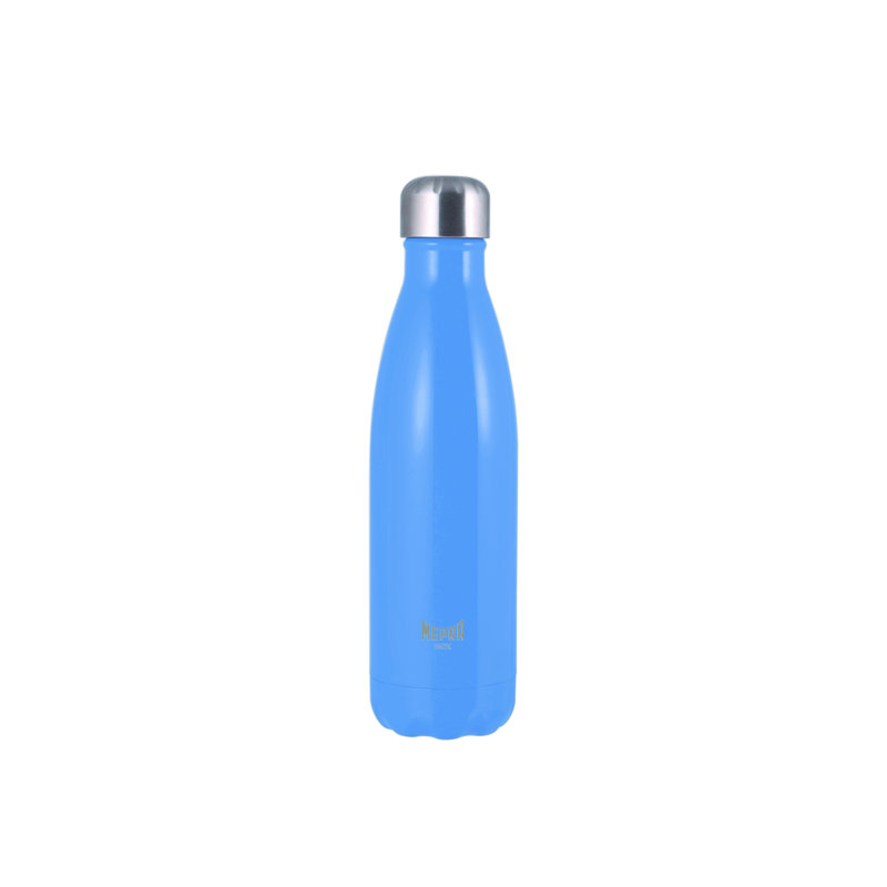 MEPRA BOB 16,9 oz Bouteille isotherme en acier inoxydable 18/10 isotherme, Lavande / argent