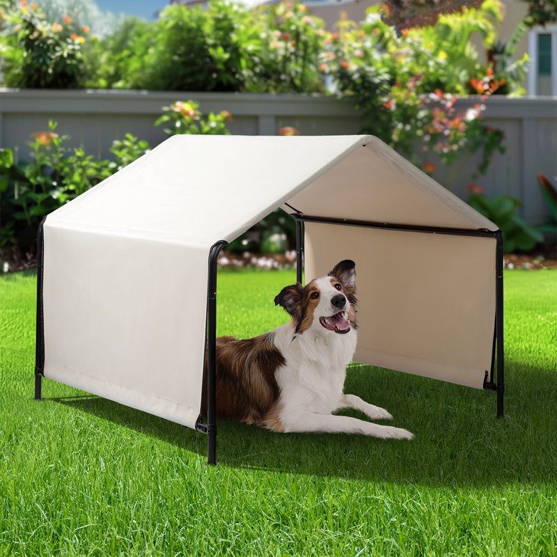 Protection contre les rayons UV de l'auvent pour animaux Faydene, Blanc