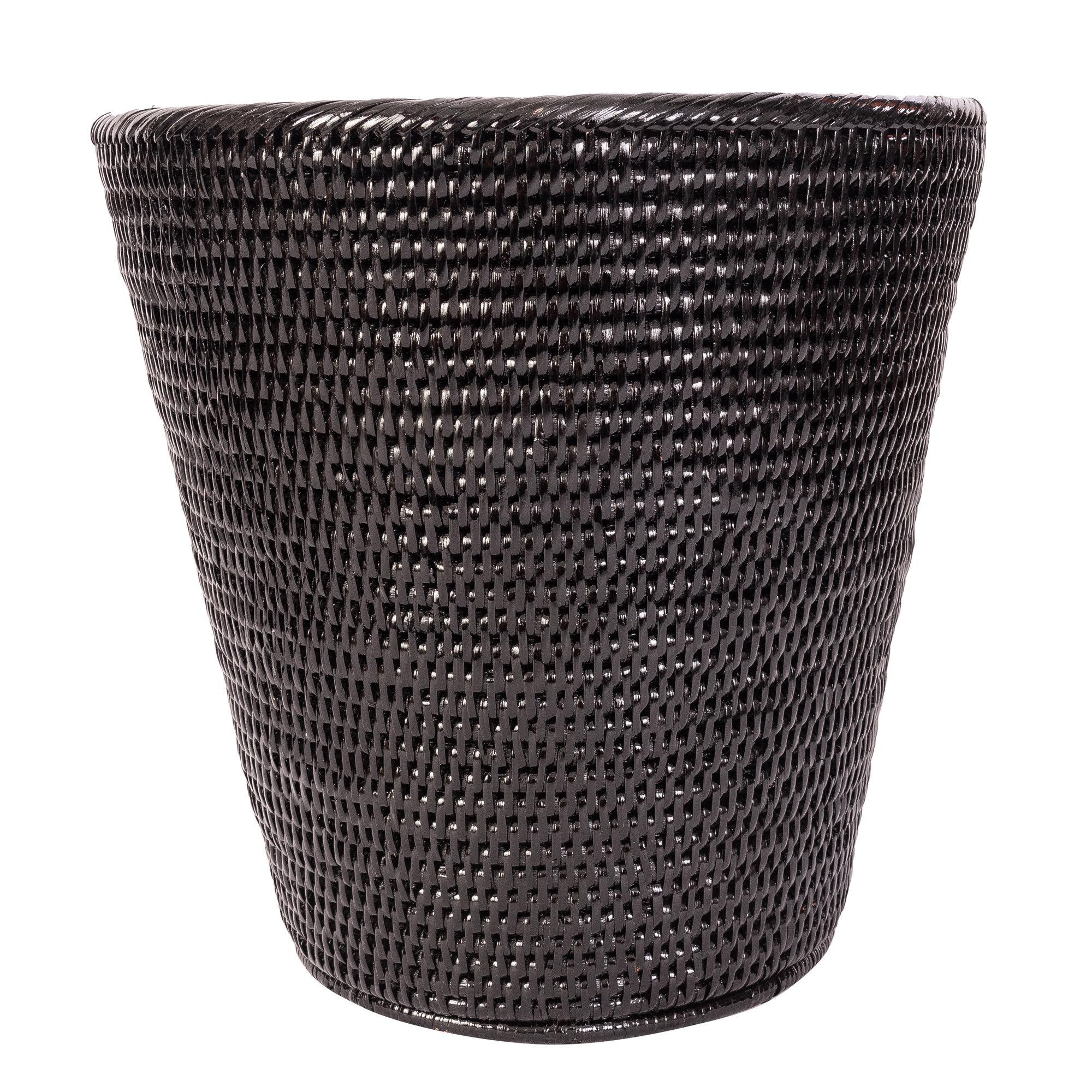 Cloverly 4 Gallons Waste Bin, Tudor Black