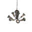 Lustre linéaire spoutnik moderne à 7 lumières Gee
