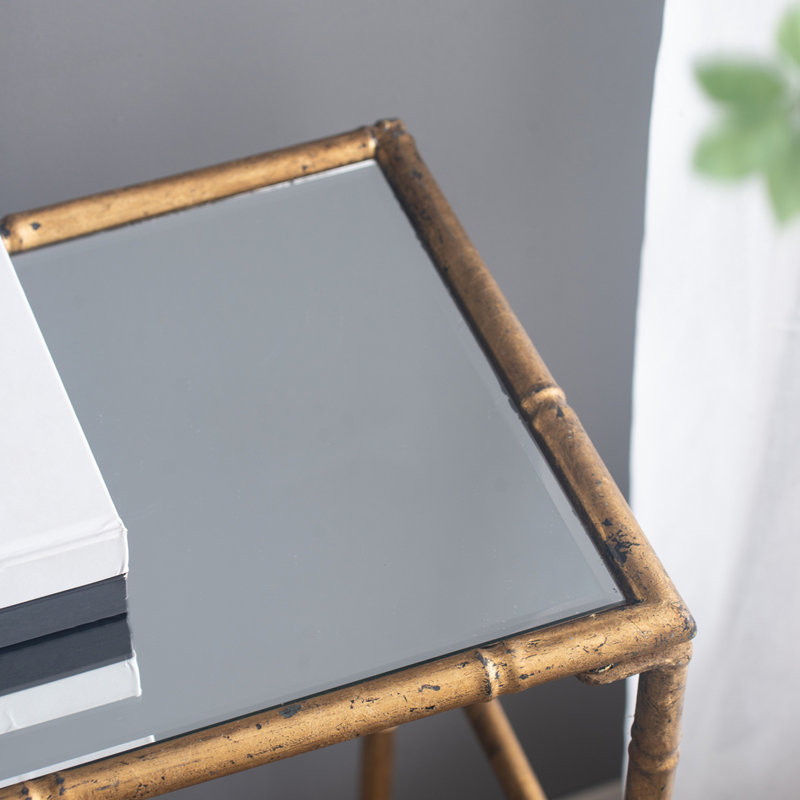 Ziegler 56.3'' Glass Top Console Table