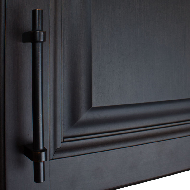 Euro T-Bar Centre to Centre Bar Pull, Oil Rubbed Bronze, 4.25"
